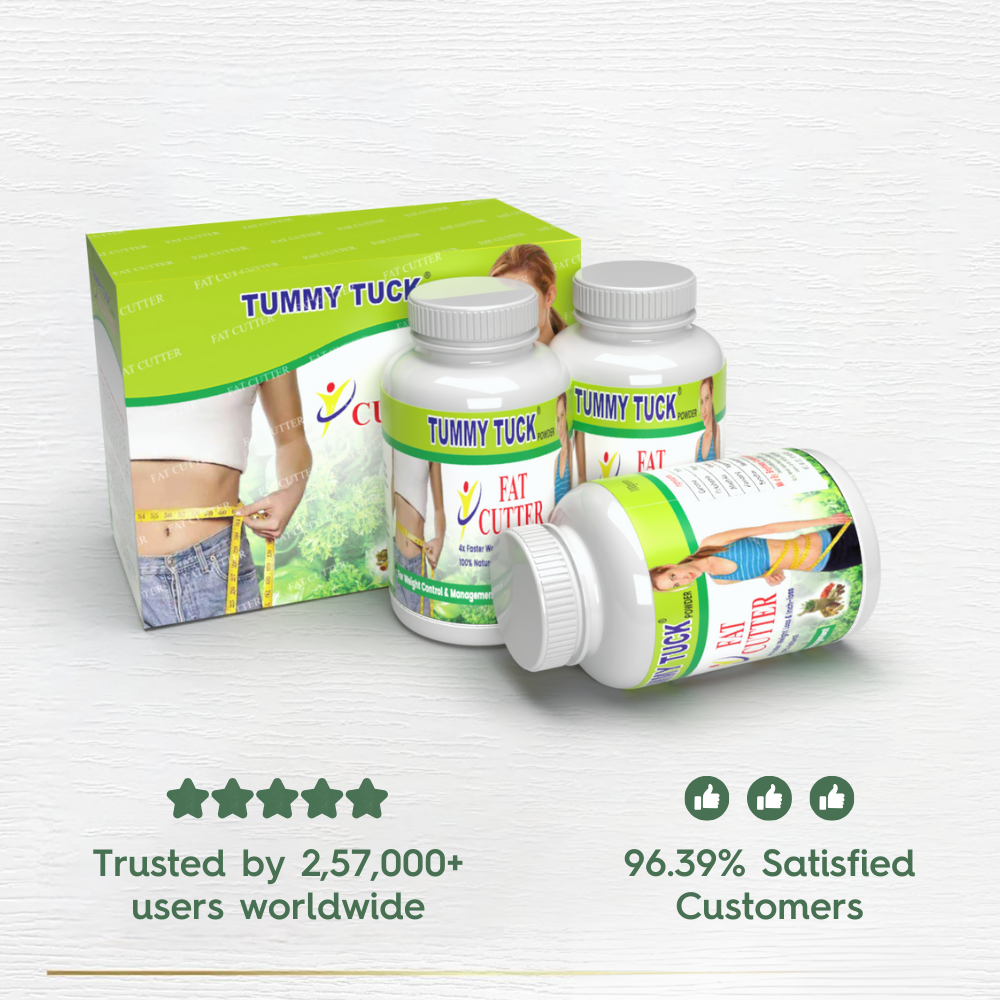 Tummy Tuck Fat Cutter: Herbal Detox Powder for Weight Loss, Slimming & Weight Management