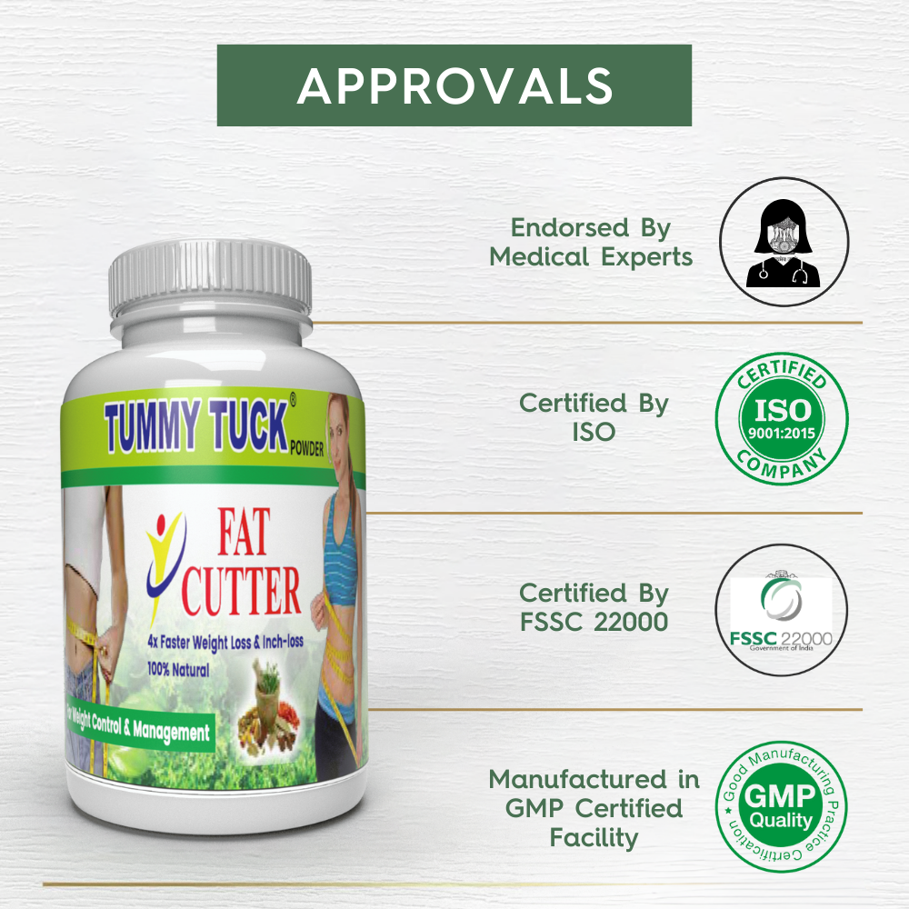 Tummy Tuck Fat Cutter: Herbal Detox Powder for Weight Loss, Slimming & Weight Management